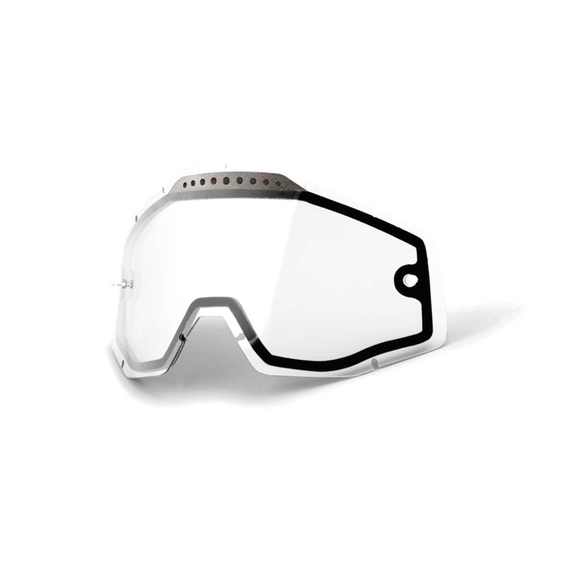 100% Accuri / Racecraft / Strata Vented Dual Pane Lens Clear