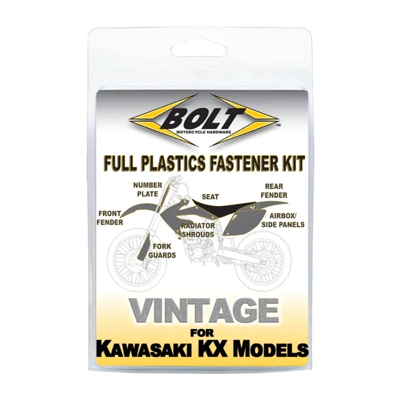 Bolt Body Work Fastener Kit Kawasaki KX125/250 ’94-’97