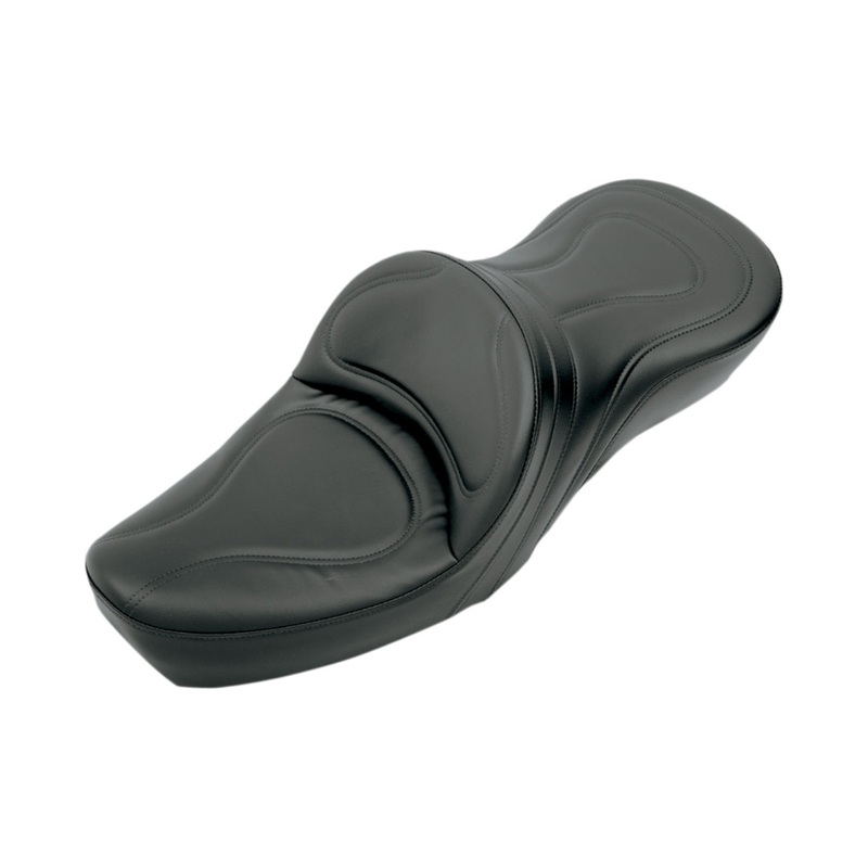 SADDLEMEN – Explorer Seat – Without Backrest – Stitched – Black – XL-’79-’03