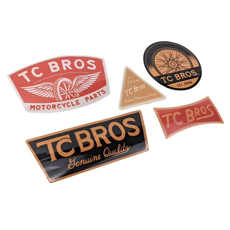 TC Bros. Sticker 5 Pack – (Various Designs)