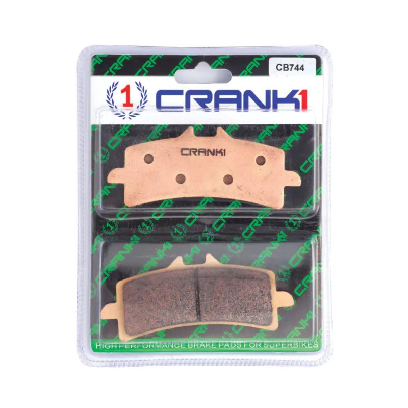 BRAKE PADS FRONT TRIUMPH SPEED TRIPLE 1050CC (2SETS)-2UPTO 2016-CB744-CRANK1 Sintered Brake Pad