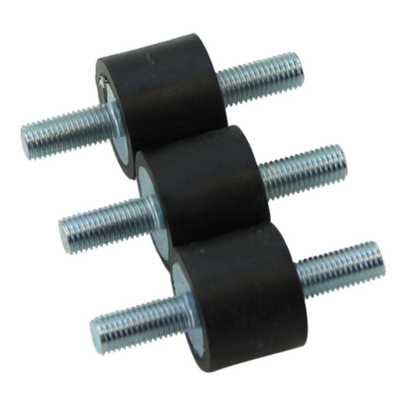 Custom Rubber Isolator Mounts For Battery Boxes, Oil Tanks (5/16-24 3/4″ Studs) 3 PACK