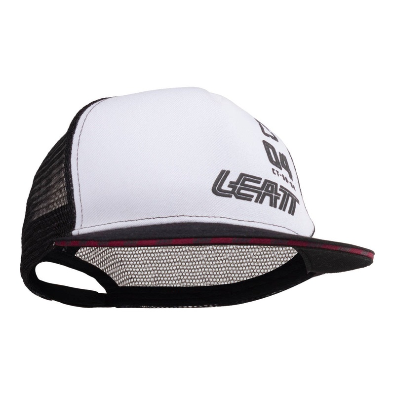 Leatt Trucker Cap – White / Black (S-XL)