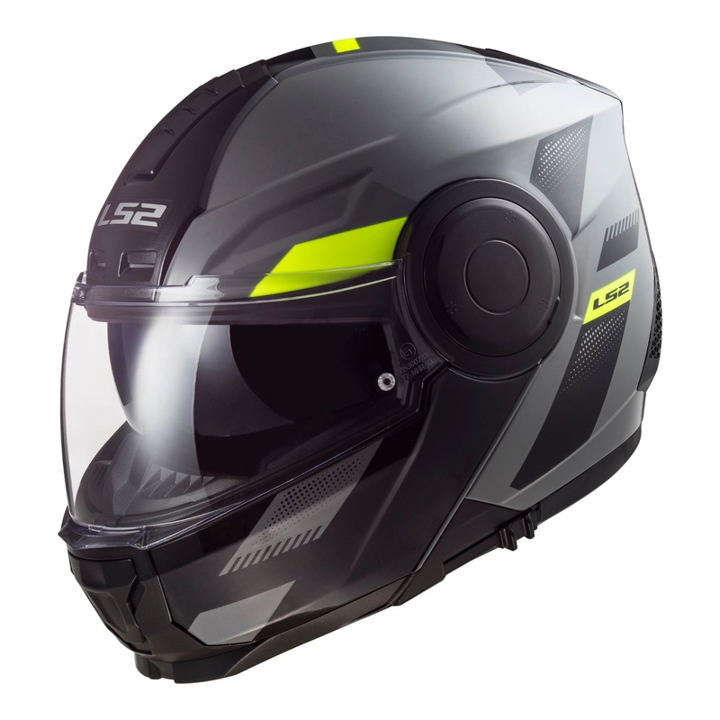 LS2 FF902 Scope Max Helmet – Nardo Grey / Hi-Vis Yellow / Black