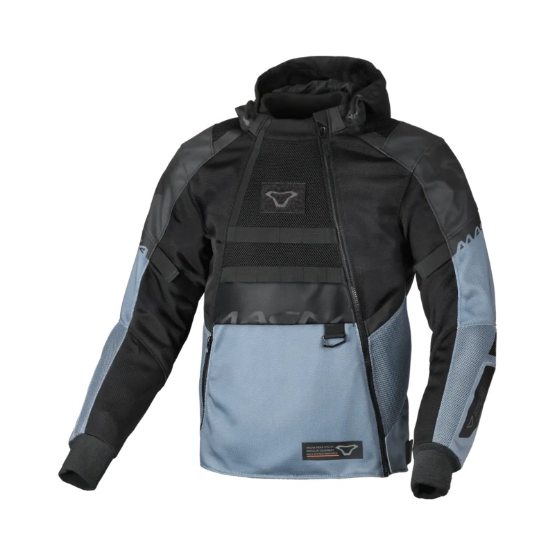 Macna Rebelite Textile Jacket Black / Grey