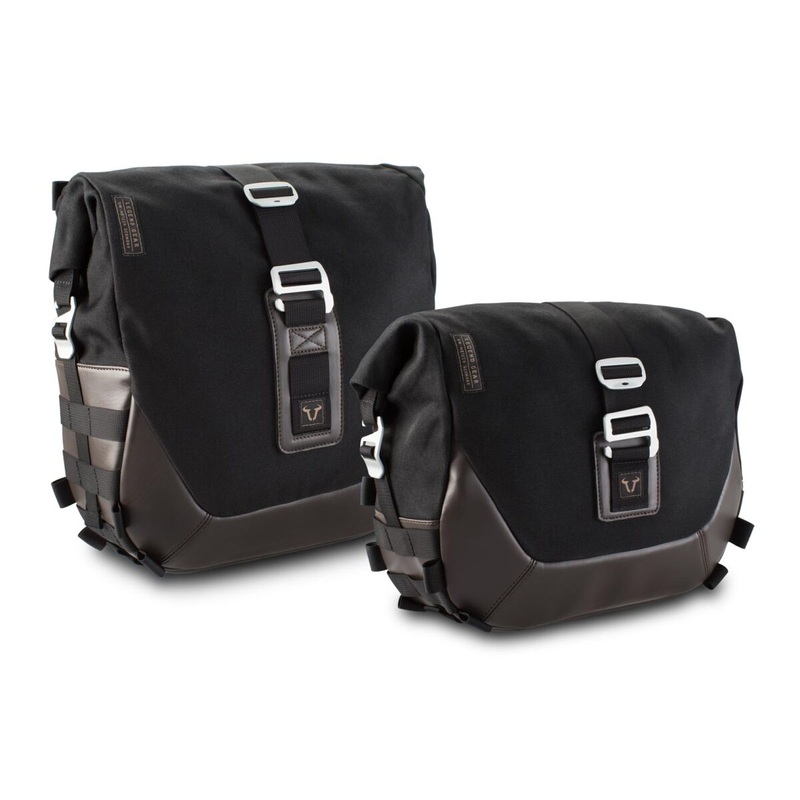 SW-Motech Legend Gear Side Bag System LC Black / Brown | Vendor No BC.HTA.01.843.20000