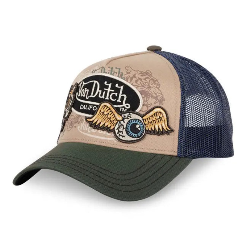 Von Dutch Patches 07 Cap Olive / Navy