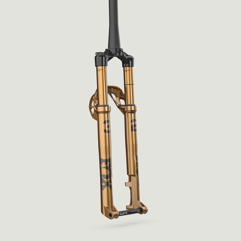 2025 Fox 32 Factory Step Cast Fork – Podium Gold – 29″ – 100mm – GRIP SL