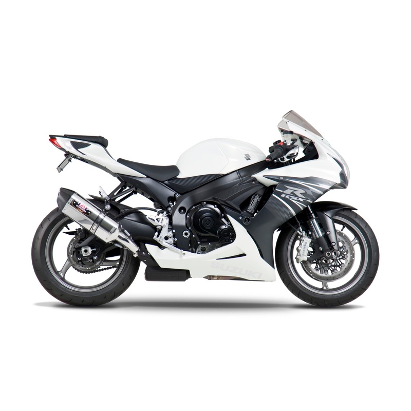 GSX-R600/750 11-23 R-77 Stainless Slip-On Exhaust, w/ Stainless Muffler