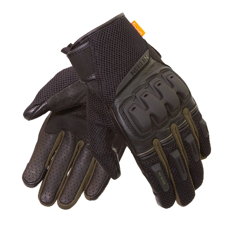Merlin Jura Air D3O Gloves Black / Dark Green