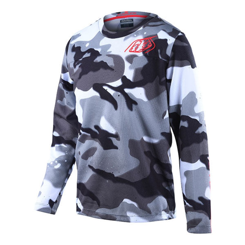 Troy Lee Designs – Flowline LS Spray Camo Jersey (MTB) (Youth)
