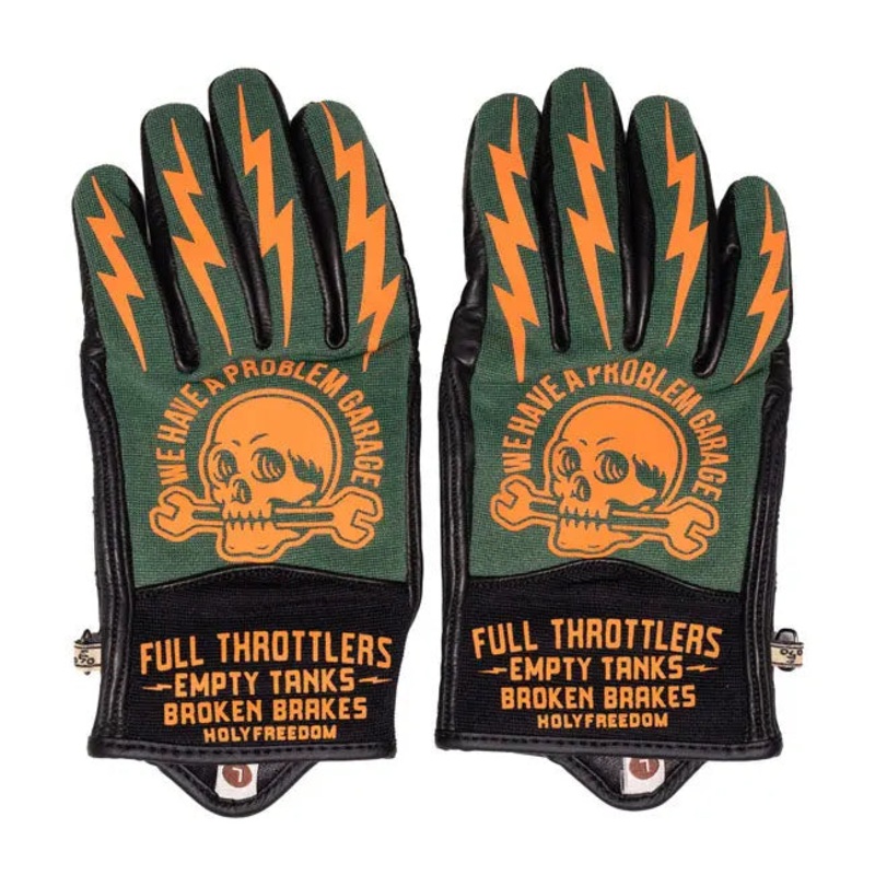Holy Freedom Tools Leather & Textile Gloves Orange