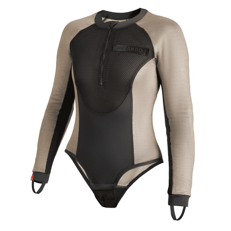 Pando Moto Bia AAA Protective Body Ladies Base Layer Grey