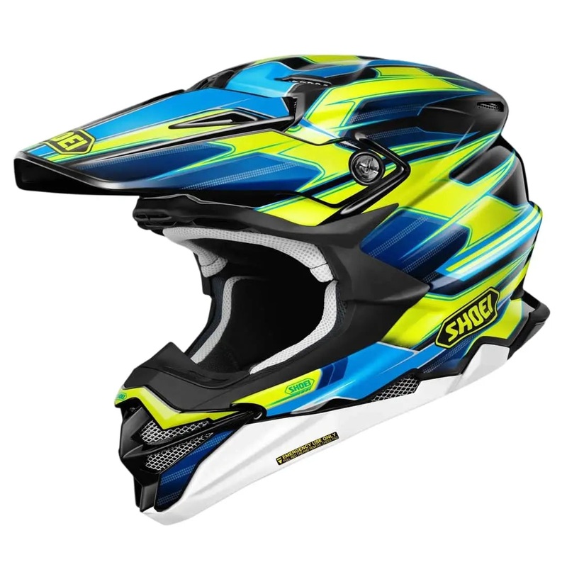 Shoei VFX-WR 06 Sparkle TC3 Yellow