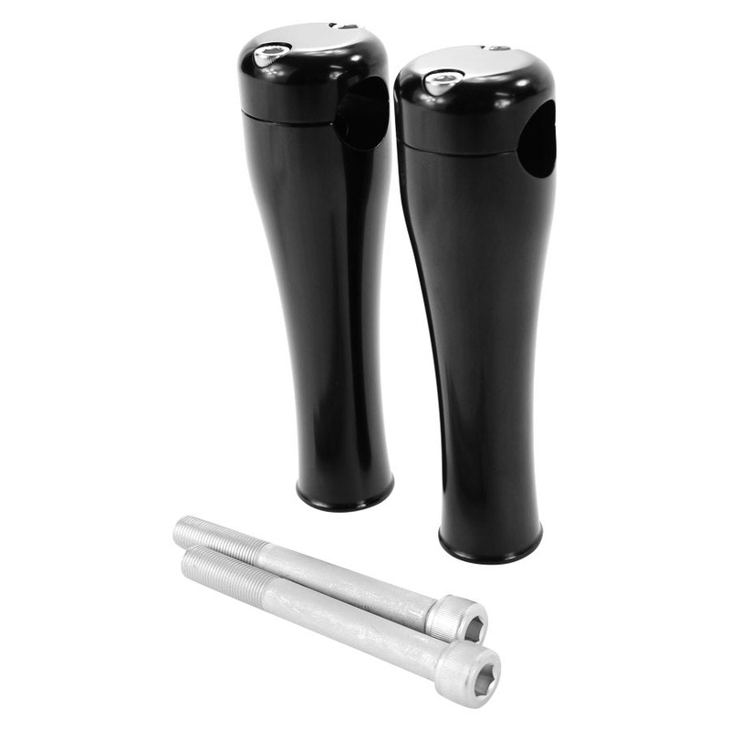 TC Bros. 6″ Black Springer Risers for 1″ Diameter Handlebars