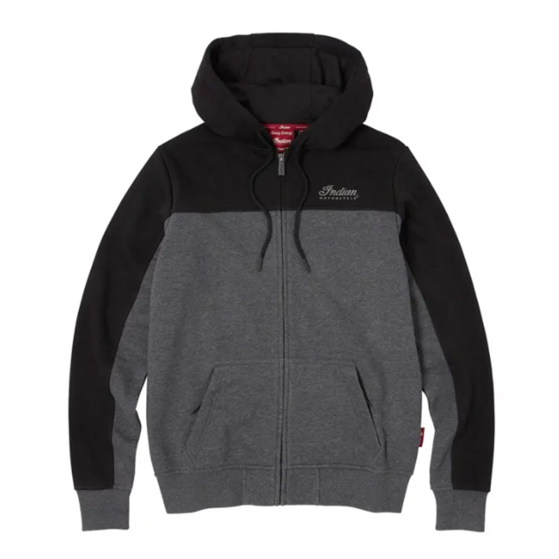 Women’s Colorblock Script Hoodie, Gray
