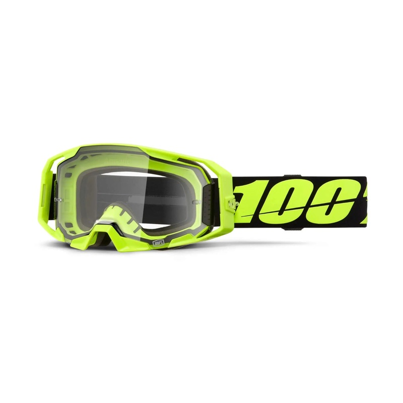 100% ARmatic Goggles Neon Yellow / Clear Lens