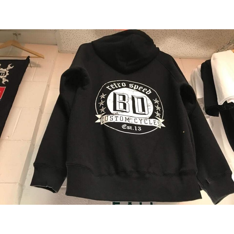BDCC Black Hoodie with Round BDCC Logo