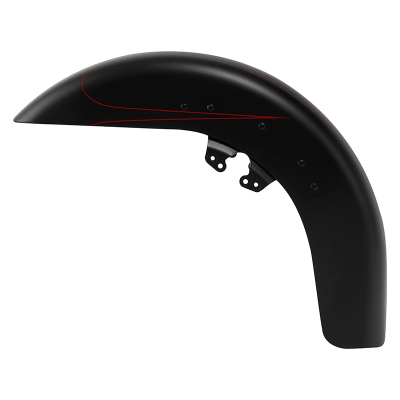 HR3 Black Denim Special Motorcycle 18″ Wide Tire Front Mudguard Fender For Harley Touring Models 2014-2023