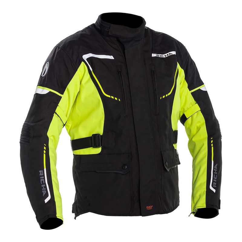Richa Phantom 2 Jacket – Black / Yellow