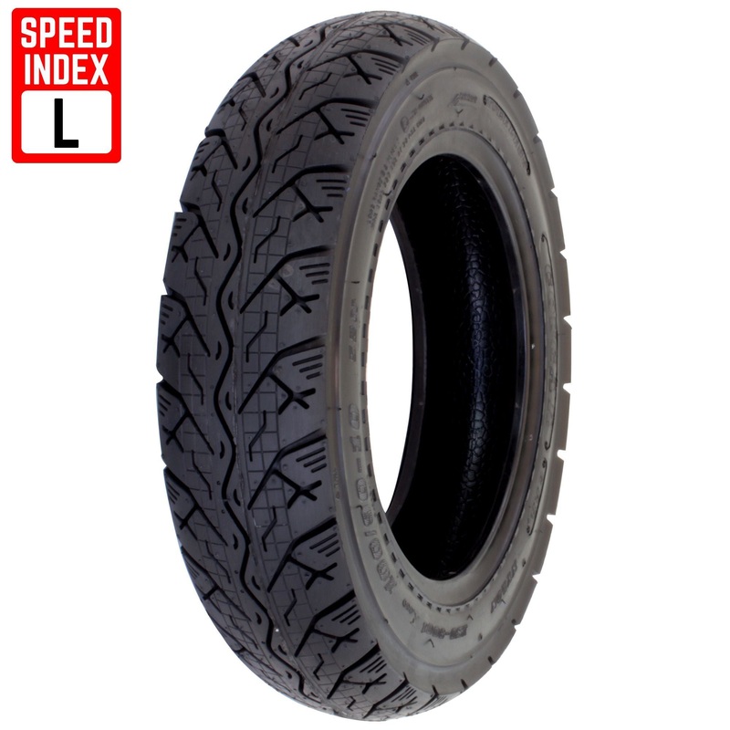Cougar 100/90-10 E-marked Tubeless Tyre – D822 Or F955 Tread Pattern