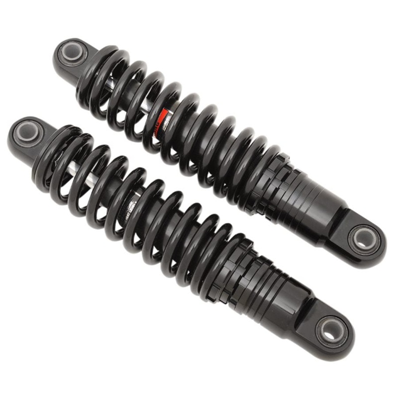 Premium Ride-Height Adjustable Shocks –  1991-2017 Dyna 11″ Black
