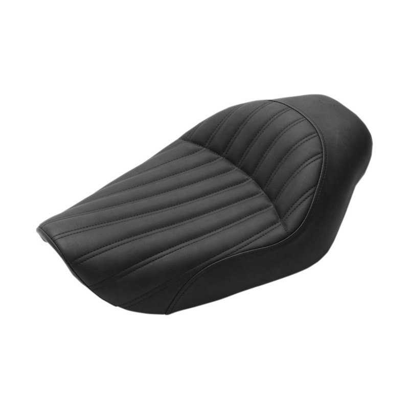 SADDLEMEN – Knuckle Solo Seat – Ribbed – Black – FXD ’96-’03