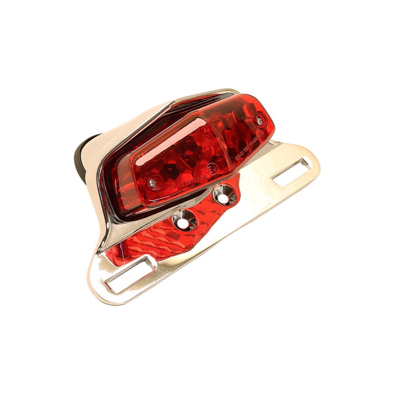 Lucas Style Tail Light With Bracket – Polished