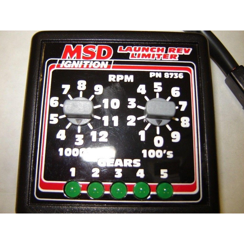 MSD Ignition 8736 Ignition Launch Rev limiter selector Car Racing limit  rpm up to 5 gears! Drag racing circuit motorcycle automotive