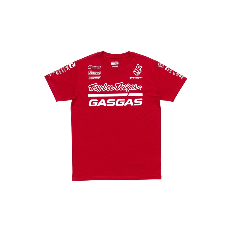GASGAS – TLD TEAM T-SHIRT DARK RED – 3GG24006750X