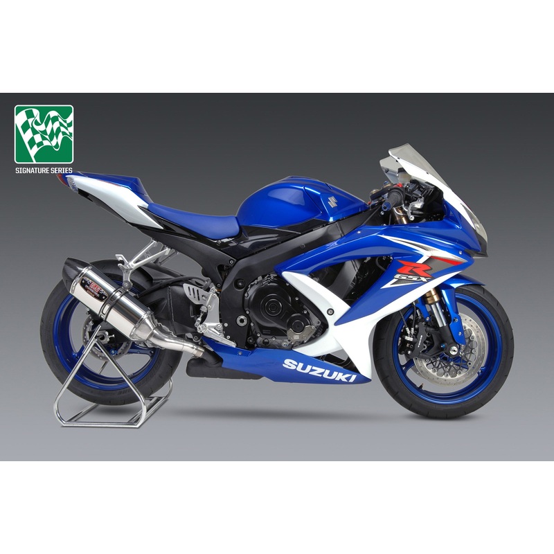 GSX-R600/750 11-24 R-77 Stainless Slip-On Exhaust, w/ Stainless Muffler