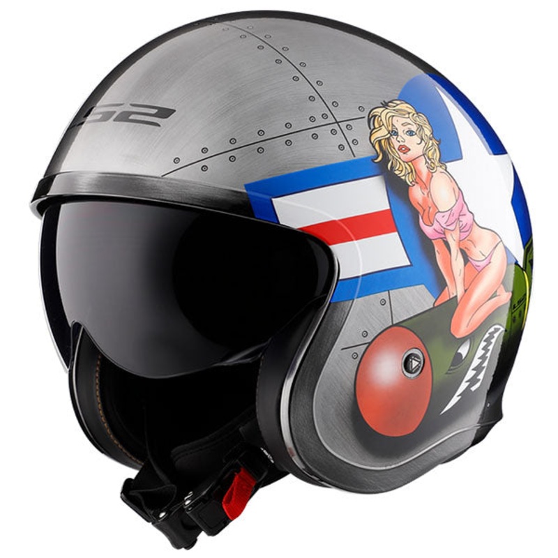 LS2 – Spitfire Bomb Rider Helmet