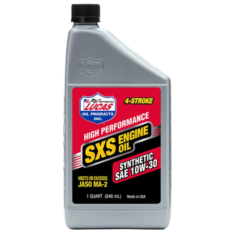 Lucas Oil – SXS Synthetic 10W-30 4-Stroke Engine Oil