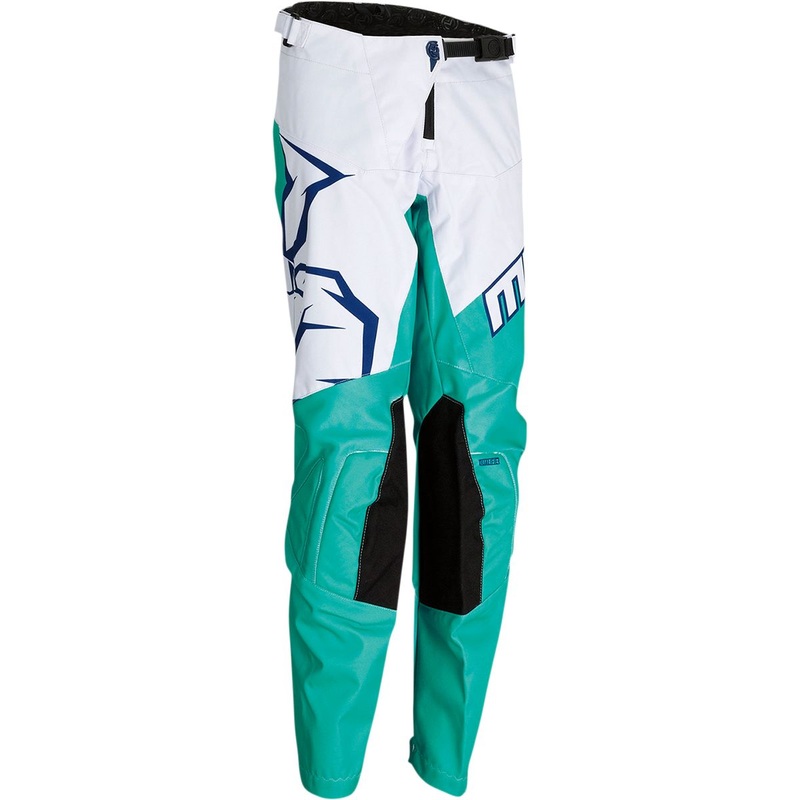 Moose Racing Qualifier Youth Textile Trouser Mint Blue / White / Navy