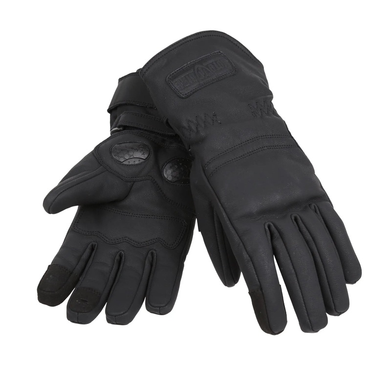 MotoGirl Nandi Ladies Leather Gloves Black