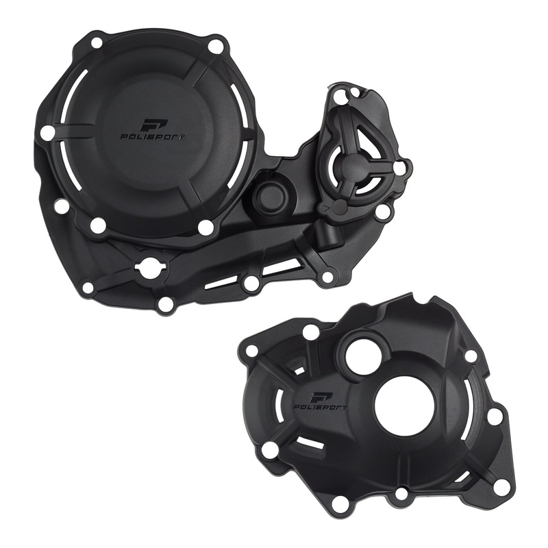 Poli Clutch & Ignition Cover Protector Kit YZ450F ’23 – Black