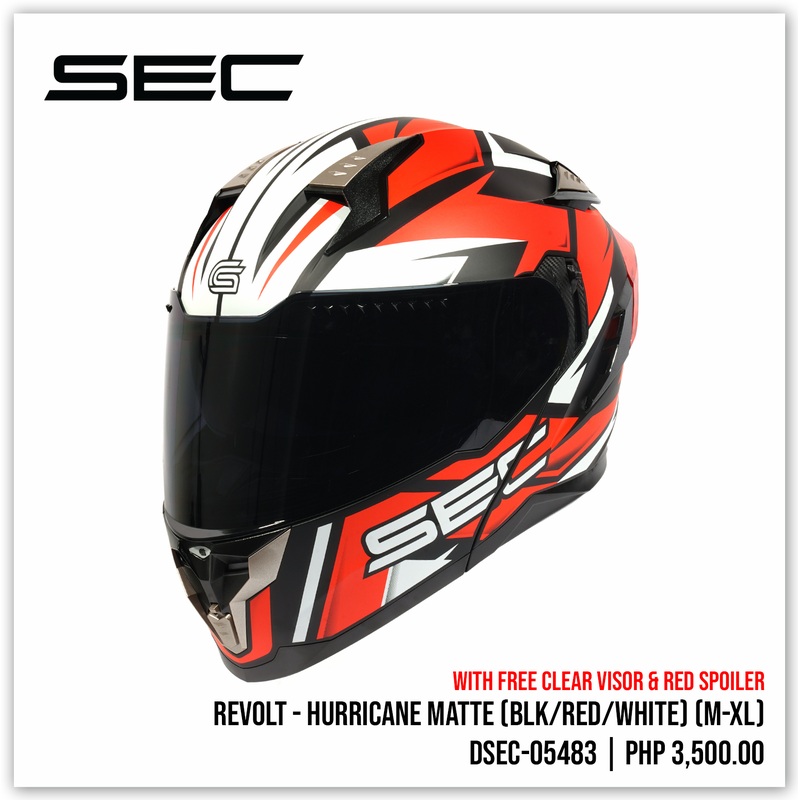 Revolt – Hurricane Matte (Black/Red/White)