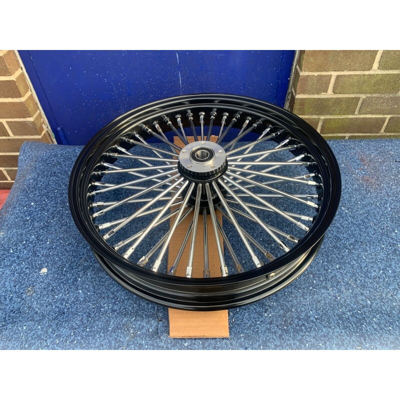 21″x3.5″ Fat Spoke Front Wheel 4 Harley Softail FLST Dyna Wide Glide FXDWG