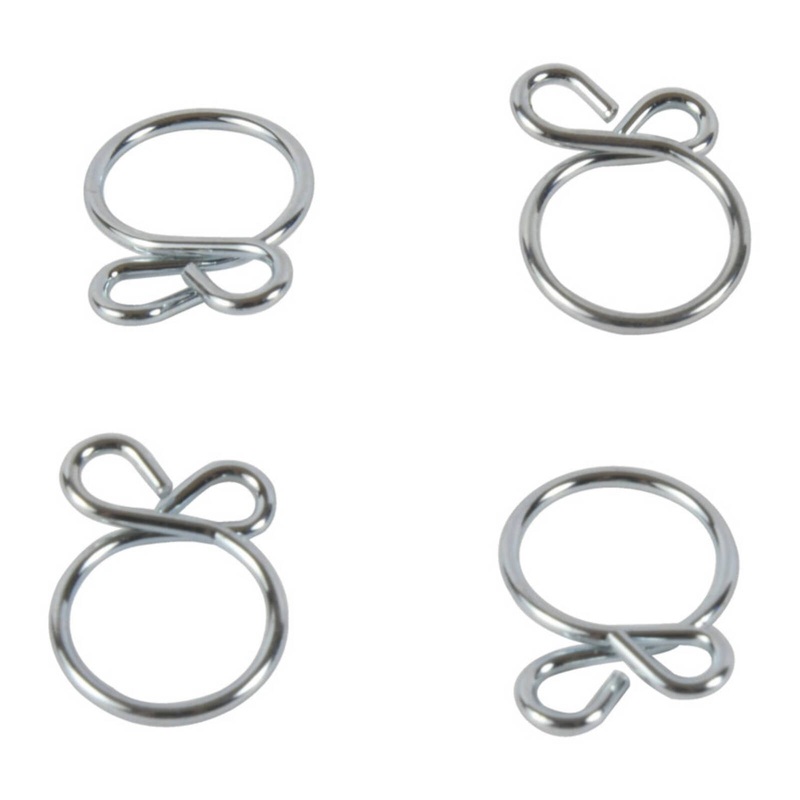 All Balls Racing Fuel Hose Clamp Kit – 11.5mm Wire (4 Pack)