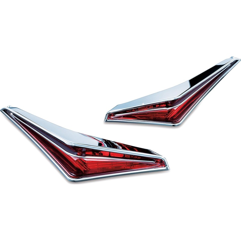 Kuryakyn 3231 GL1800 Tour trunk LED accent chrome Fits only Honda 12-17 GL1800 Models excl F6B For Plug & Play use 8082461