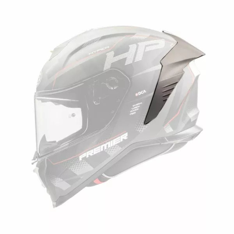 Premier Hyper HP 92 Helmet Spoiler Matt Grey