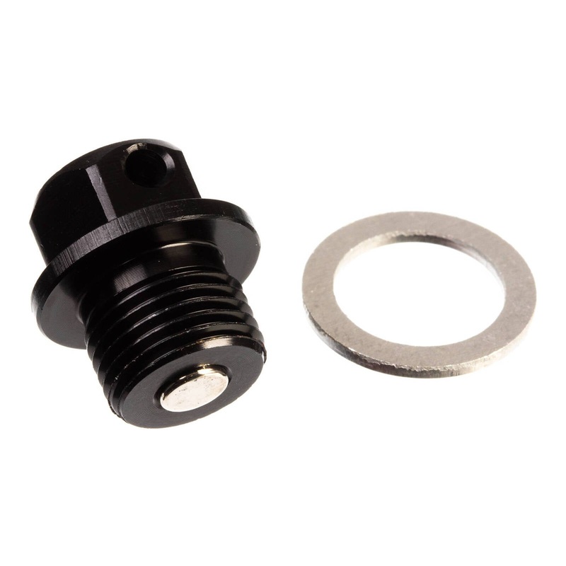 Whites Magnetic Sump Plug M14 x 10 x 1.25 – Black