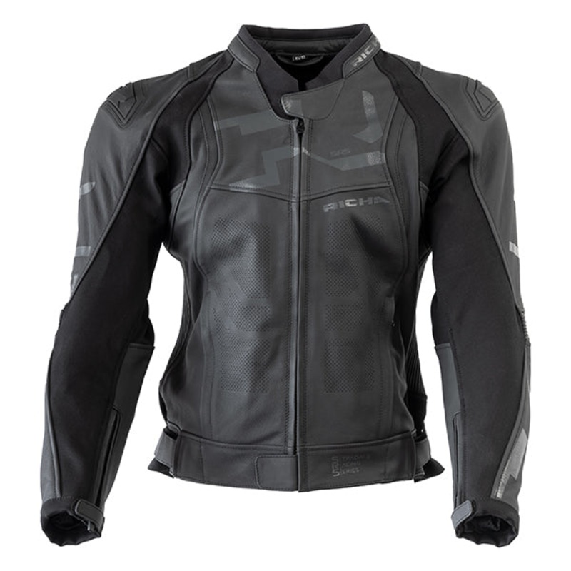 Richa Stradale Leather Jacket Black