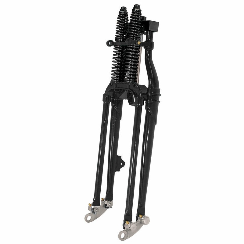 Vintage Harley Big Twin Style Springer Front End – Black