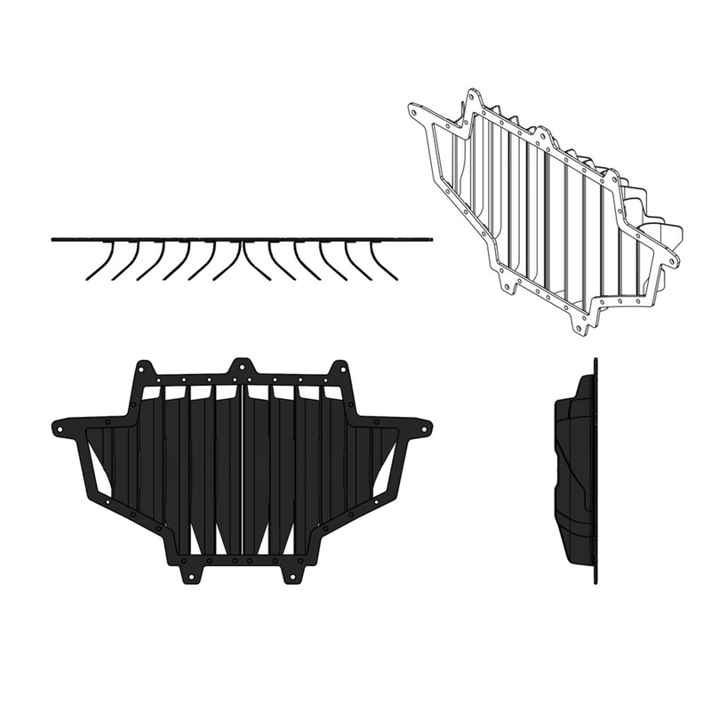 POLARIS RZR XP900 11-13 / 900 2014 Radiator Roost Guard
