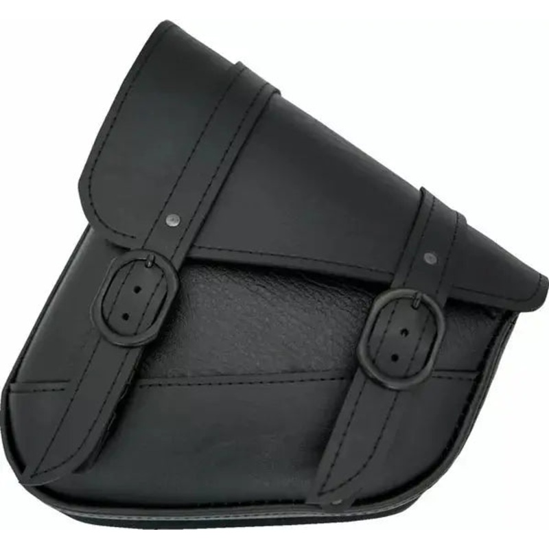Willie & Max Blackjack Swingarm Saddlebag Black