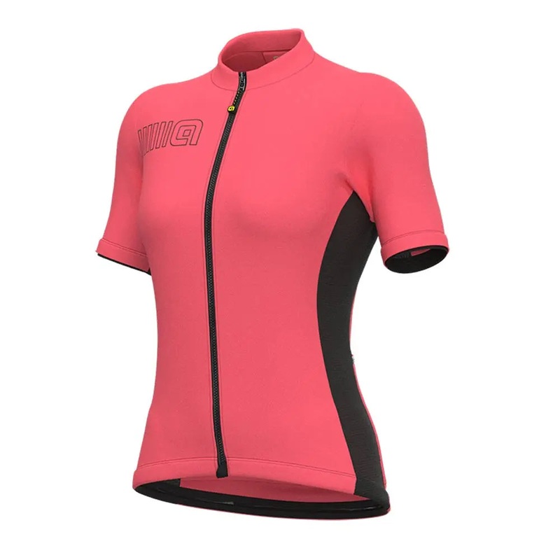 Ale Clothing Colour Block Pragma Ladies Short Sleeves Cycle Jersey Pink