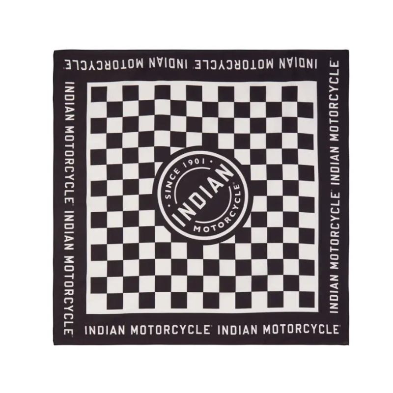 Checkerboard Bandana, Black
