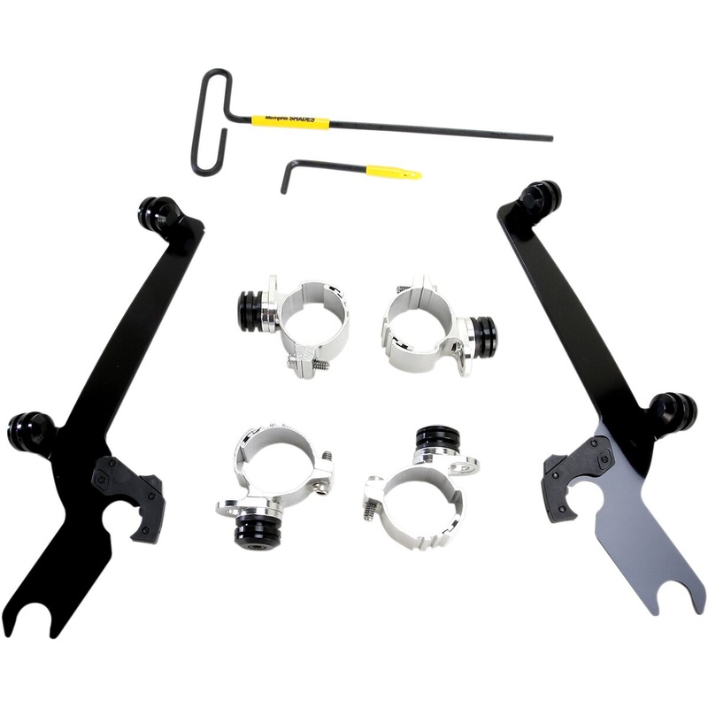 Sportshield Fairing Trigger-Lock Mounting Hardware, Black – 11-19 Sportster XL