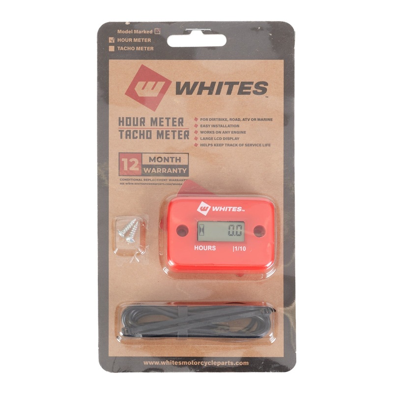 Whites Hour Meter – Red
